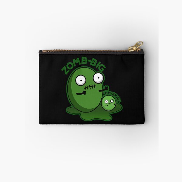 Item preview, Zom-big Zom-small Funny Halloween Zombie Pun (Dark BG) designed and sold by punnybone.