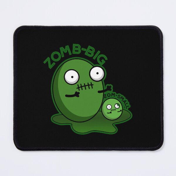 Item preview, Zom-big Zom-small Funny Halloween Zombie Pun (Dark BG) designed and sold by punnybone.