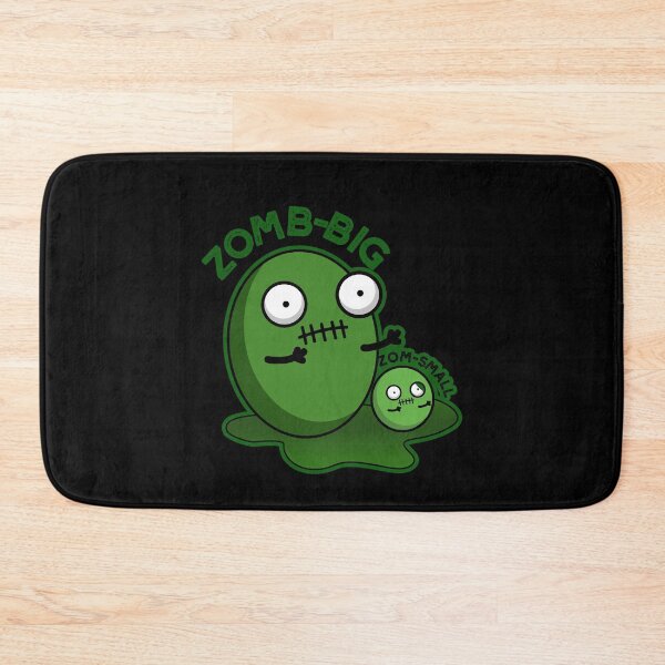 Item preview, Zom-big Zom-small Funny Halloween Zombie Pun (Dark BG) designed and sold by punnybone.
