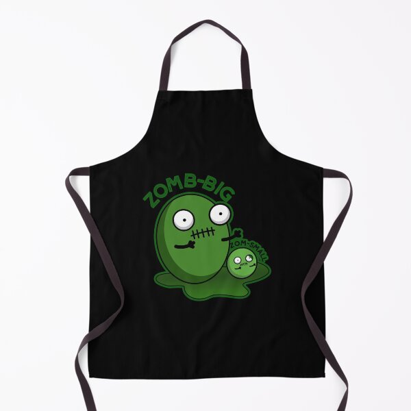 Item preview, Zom-big Zom-small Funny Halloween Zombie Pun (Dark BG) designed and sold by punnybone.
