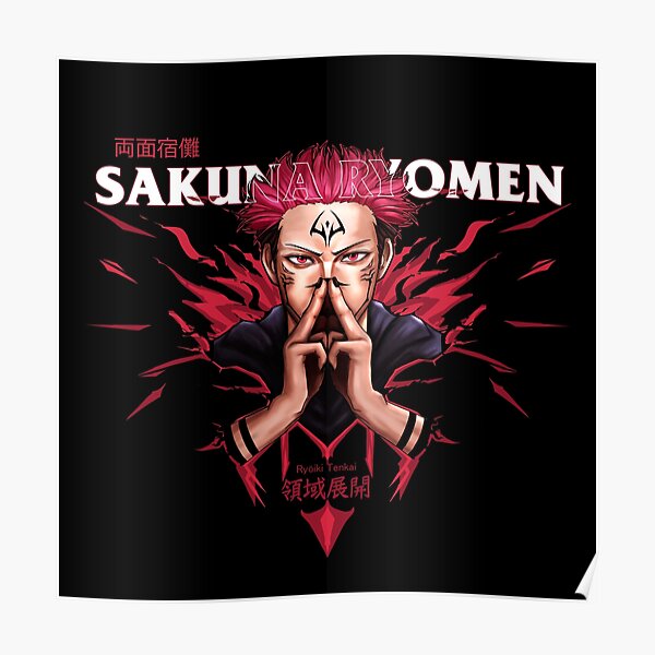 "Sukuna - King of Curses (Jujutsu Kaisen)" Poster for Sale by Demonic