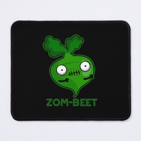 Item preview, Zom-beet Halloween Funny Zombie Beet Puns (Dark BG) designed and sold by punnybone.