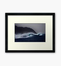 Hula Waves Framed Print