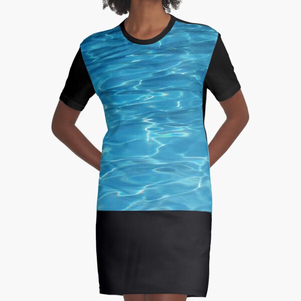 Water Graphic T-Shirt Dress