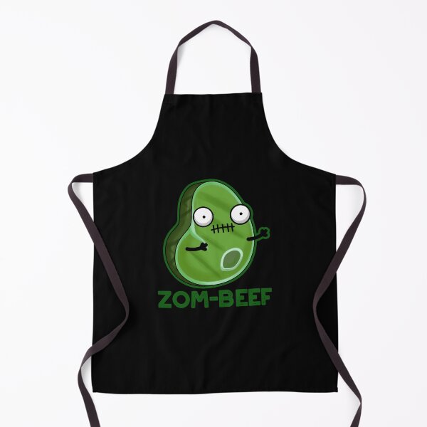 Item preview, Zom-beef Halloween Funny Zombie Meat Puns (Dark BG) designed and sold by punnybone.