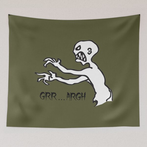 Item preview, Grr Argh, Monster, Buffy the Vampire Slayer, Mutant Enemy, 90s, BTVS, Zombie, Joss Whedon, Angel, Bu designed and sold by DanaEntcheva.
