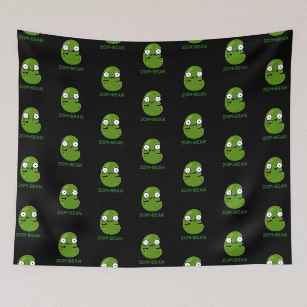 Item preview, Zom-bean Halloween Funny Zombie Bean Puns (Dark BG) designed and sold by punnybone.