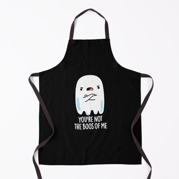 Item preview, You're Not The Boos Of Me Halloween Funny Ghost Puns (Dark BG) designed and sold by punnybone.