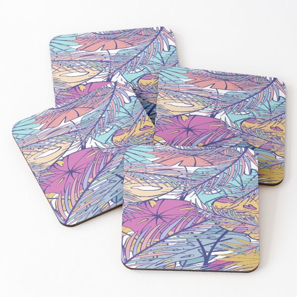 Item preview, Banana and Palm Leaf Pattern designed and sold by calibrit.