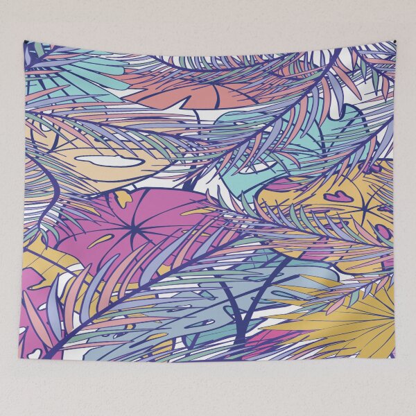 Item preview, Banana and Palm Leaf Pattern designed and sold by calibrit.