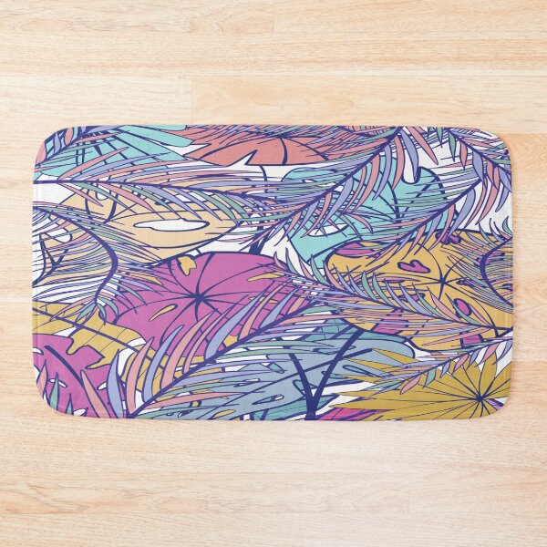 Item preview, Banana and Palm Leaf Pattern designed and sold by calibrit.