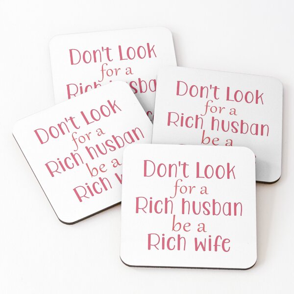 Item preview, Don_t Look For Rich Husband, Be A Rich Wife   designed and sold by SouHamLee.