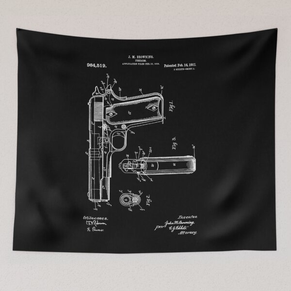Item preview, 1911 Patent Blueprint Essential T-Shirt designed and sold by AnthonyKwan.