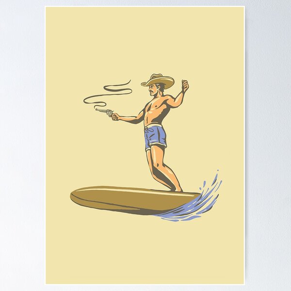 Item preview, cowboy surf | designed and sold by julieright.