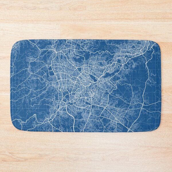 Item preview, Amman City Map of Jordan - Blueprint designed and sold by deMAP.