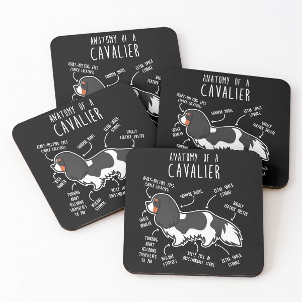 Item preview, Tri-Color Cavalier King Charles Spaniel Dog Anatomy designed and sold by Clara Hollins.