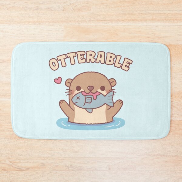 Item preview, Cute Otter With Fish Otterable Funny designed and sold by rustydoodle.