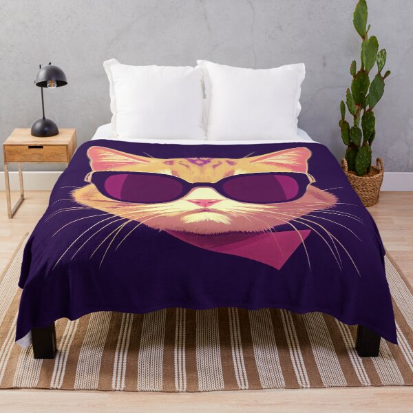 Item preview, Cool Cat Wearing Sunglasses designed and sold by ThePurpleMelon.