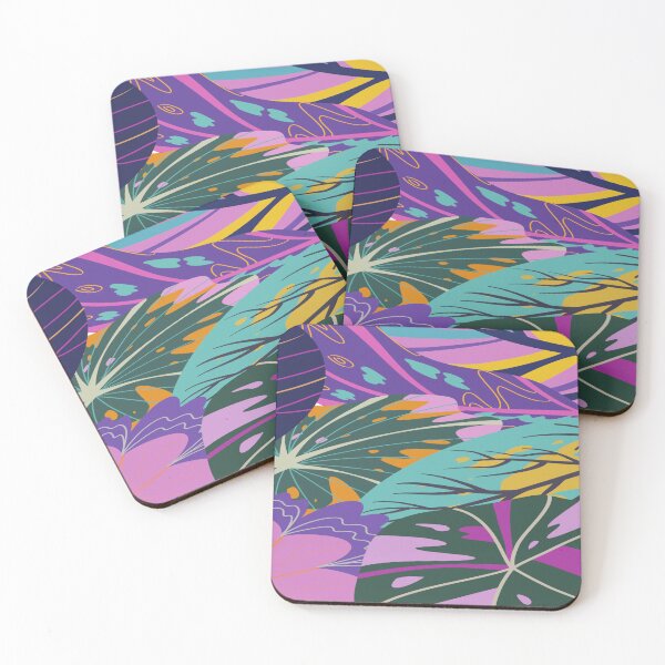 Item preview, Leaves in pop art designed and sold by calibrit.