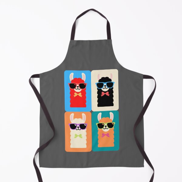 Item preview, Four blocks of cool llamas in dandy bowties designed and sold by mftees.