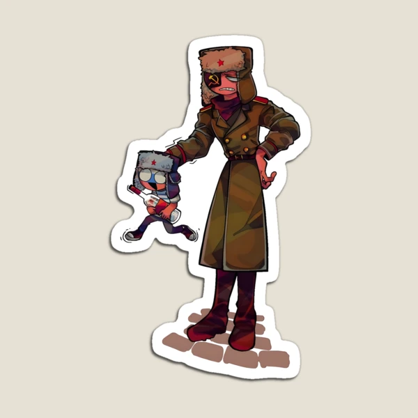 Countryhumans // RUSSIA Magnet for Sale by CandyZONE