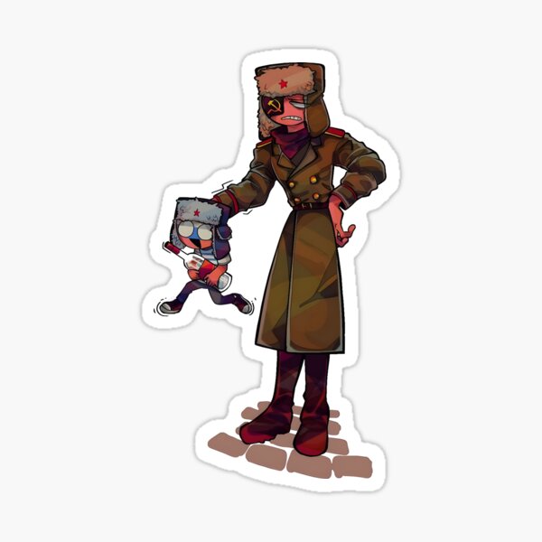 Russia Boy (no background) - CountryHumans | Sticker