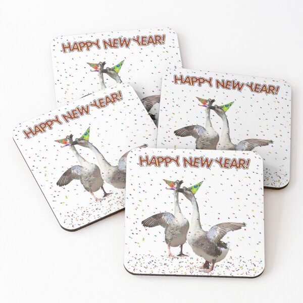 Item preview, HAPPY NEW YEAR! from the Celebrating Geese designed and sold by Gravityx9.