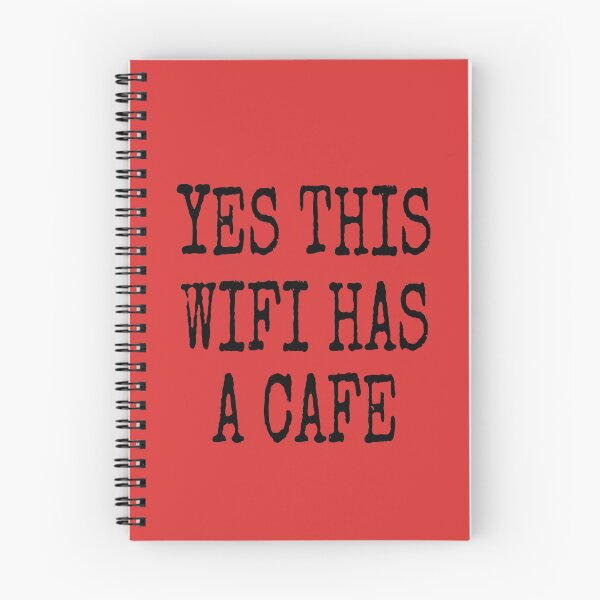 Item preview, YES THIS WIFI HAS A CAFE designed and sold by Bundjum.