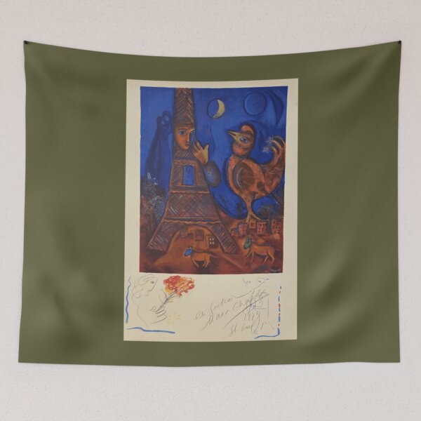 Item preview, Marc Chagall Bonjour Paris Classic Art designed and sold by CosaArmando.