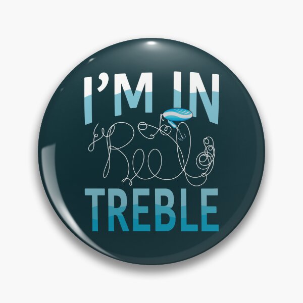 Item preview, Funny Fishing Pun Joke I'm In Reel Treble designed and sold by tryinart.
