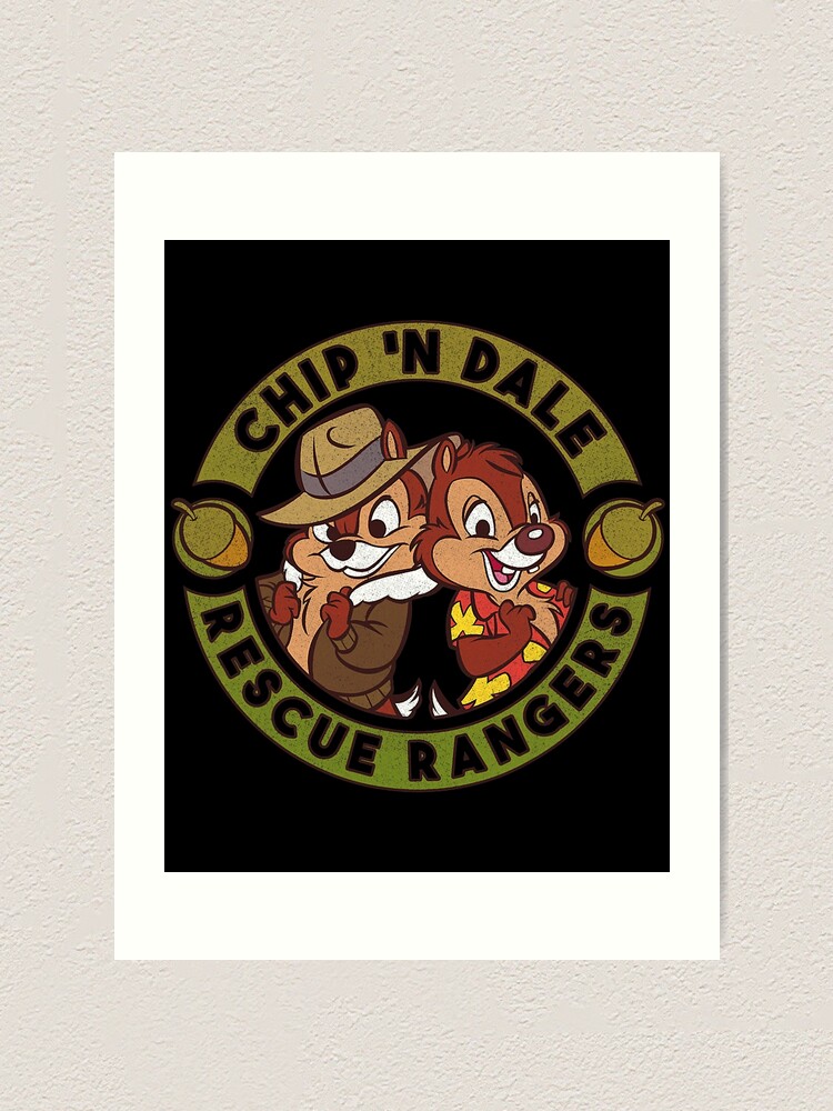 "Chip 'N Dale Rescue Rangers Logo" Art Print for Sale by intrieri68ukyu