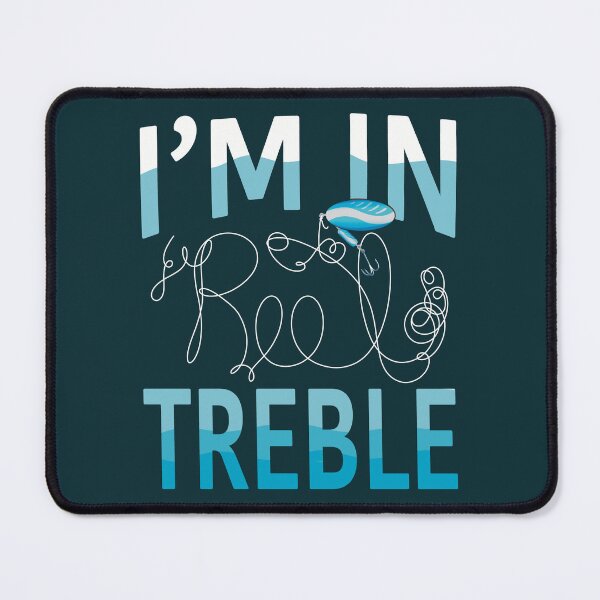 Item preview, Funny Fishing Pun Joke I'm In Reel Treble designed and sold by tryinart.