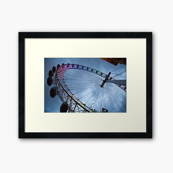 Millennium Wheel Framed Art Print