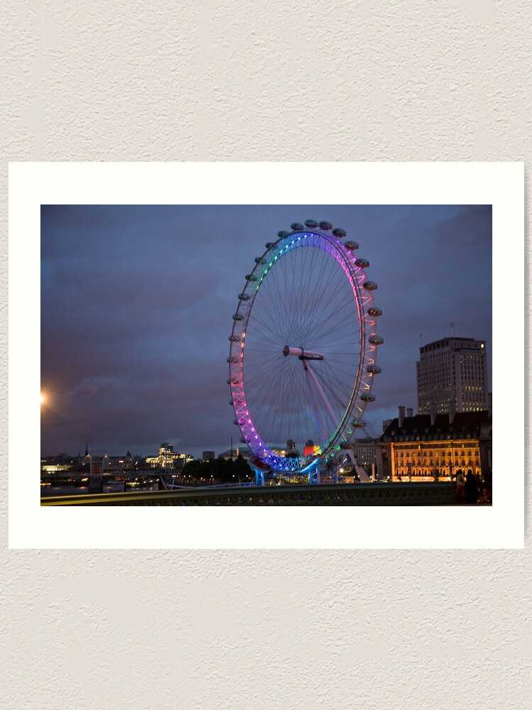 Alternate view of London Eye Art Print
