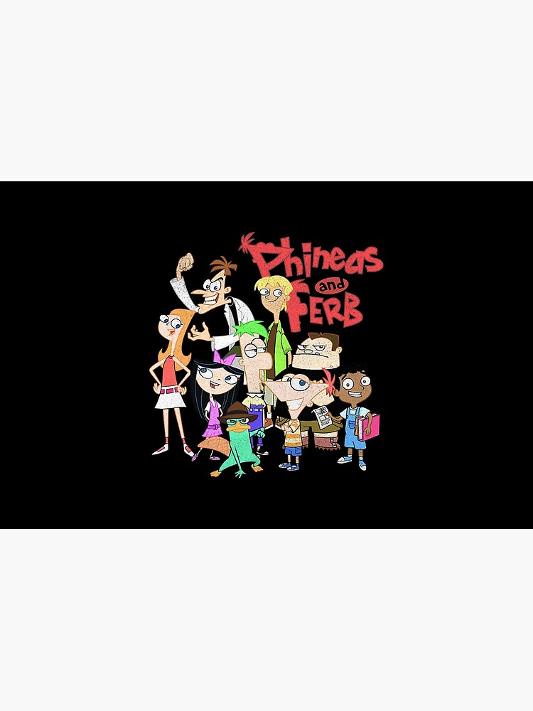 Phineas And Ferb The Group Logo Zipper Pouch