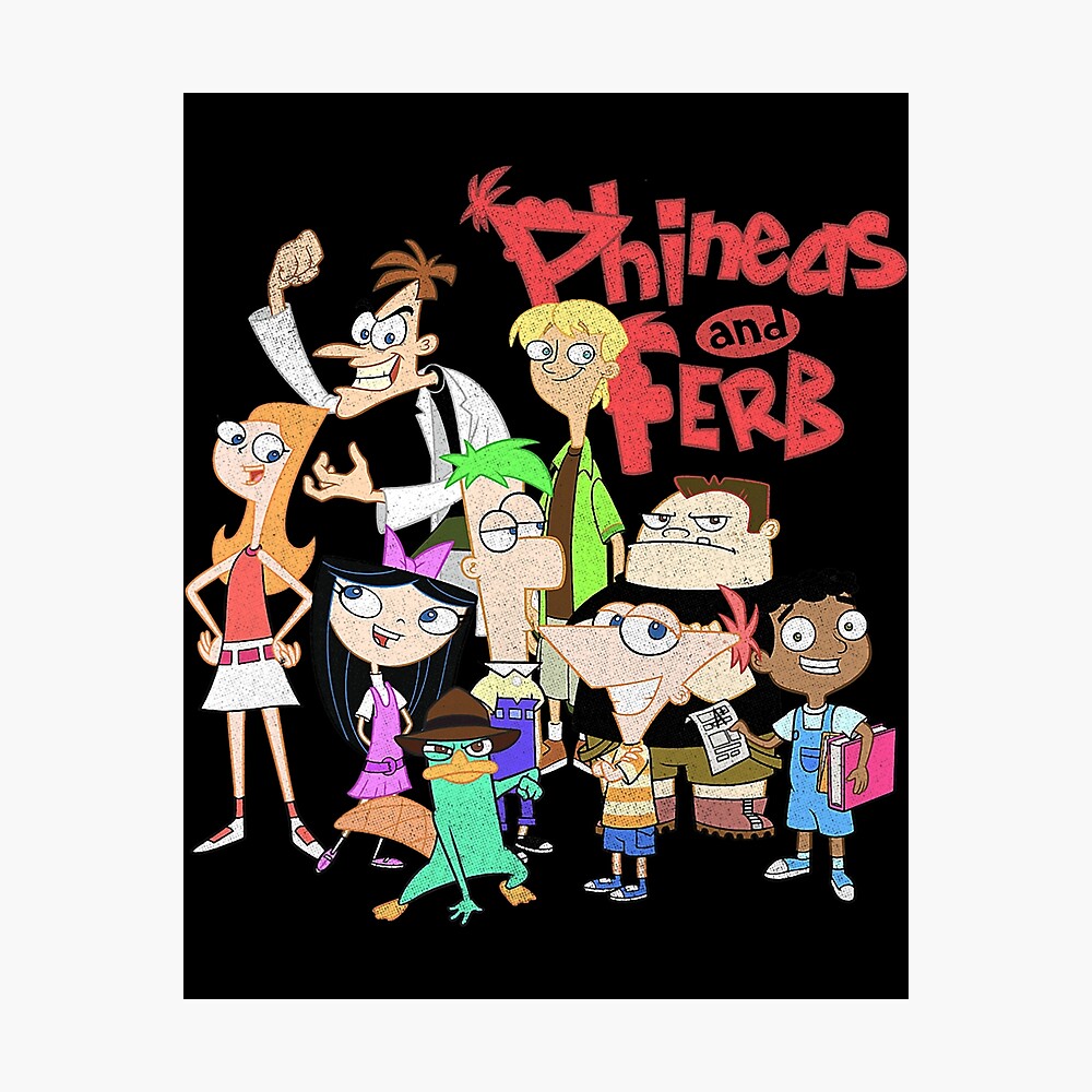 Phineas and ferb group picture