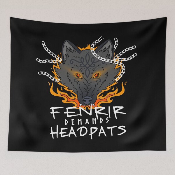 Item preview, Fenrir Demands Headpats (Lorge Doggo) designed and sold by OceanKeltoi.