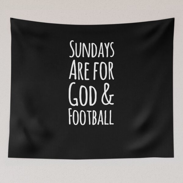 Item preview, Sundays are for god and football designed and sold by alexmichel91.