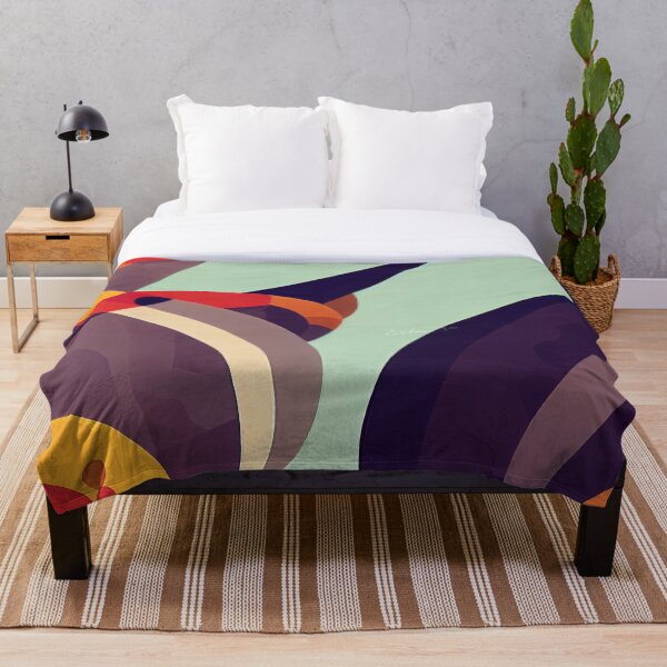 Item preview, Aeon Flux Op Art Abstract Alien Worlds Tropical Fantasy Diseño geométrico designed and sold by CrowBerryCream.