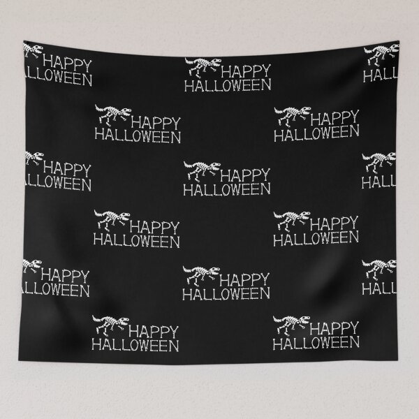 Item preview, Happy Halloween, Halloween T-Rex Skeleton designed and sold by JRice66.