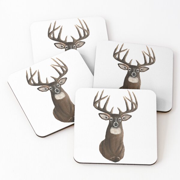 Item preview, Whitetail Deer Bust Graphic designed and sold by SistersInArtN.