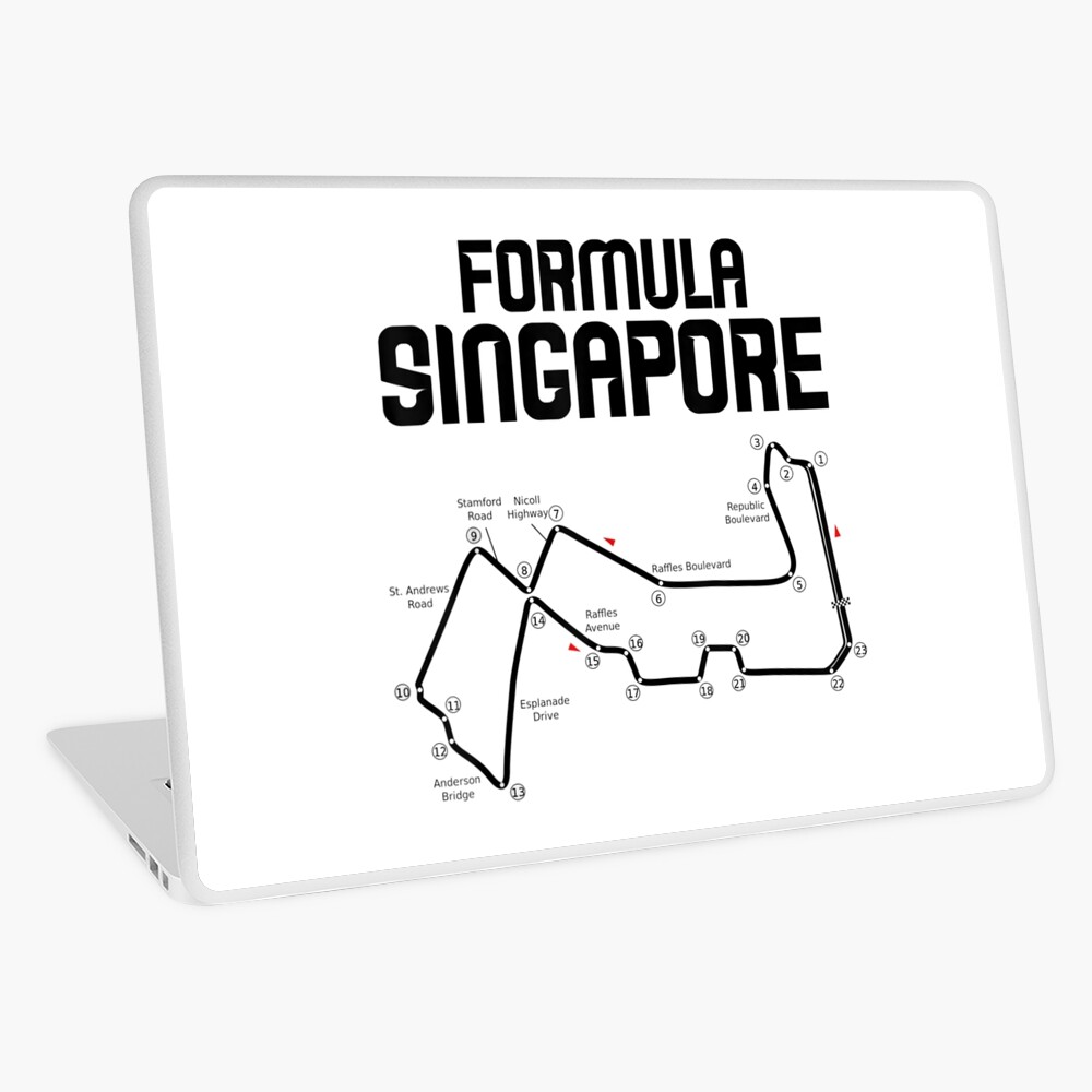 "Formula Singapore 2023 Racing Circuit Car Map Grand Prix, Formula Singapore Racing Circuit Car