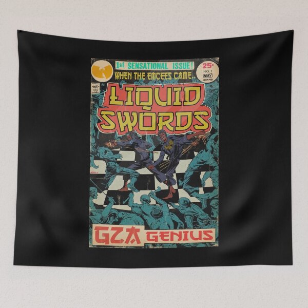 Item preview, Liquid Swords Album Poster - Album Liquid Swords Poster  designed and sold by HappyGrandmaUB.