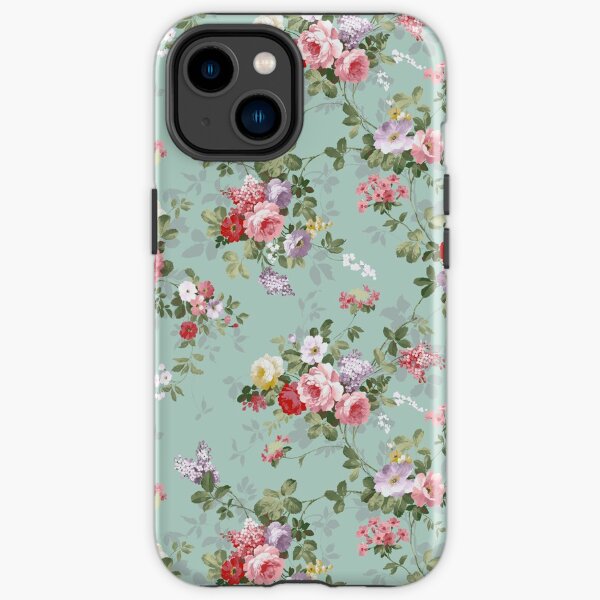 Chic elegant pink roses beautiful flowers pattern iPhone Tough Case