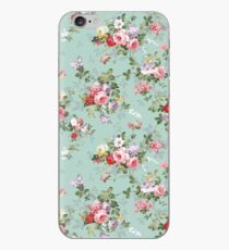 Chic elegant pink roses beautiful flowers pattern iPhone Case