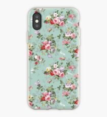 Elegantes rosa Blumenmuster der schönen Rosen iPhone-Hülle & Cover