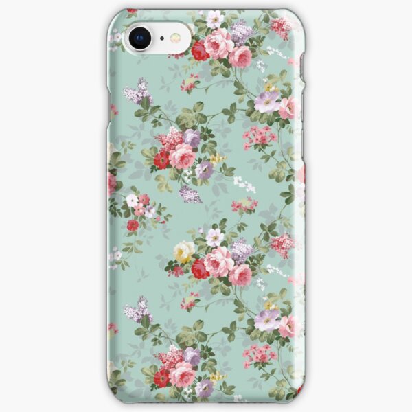 Chic elegant pink roses beautiful flowers pattern iPhone Snap Case