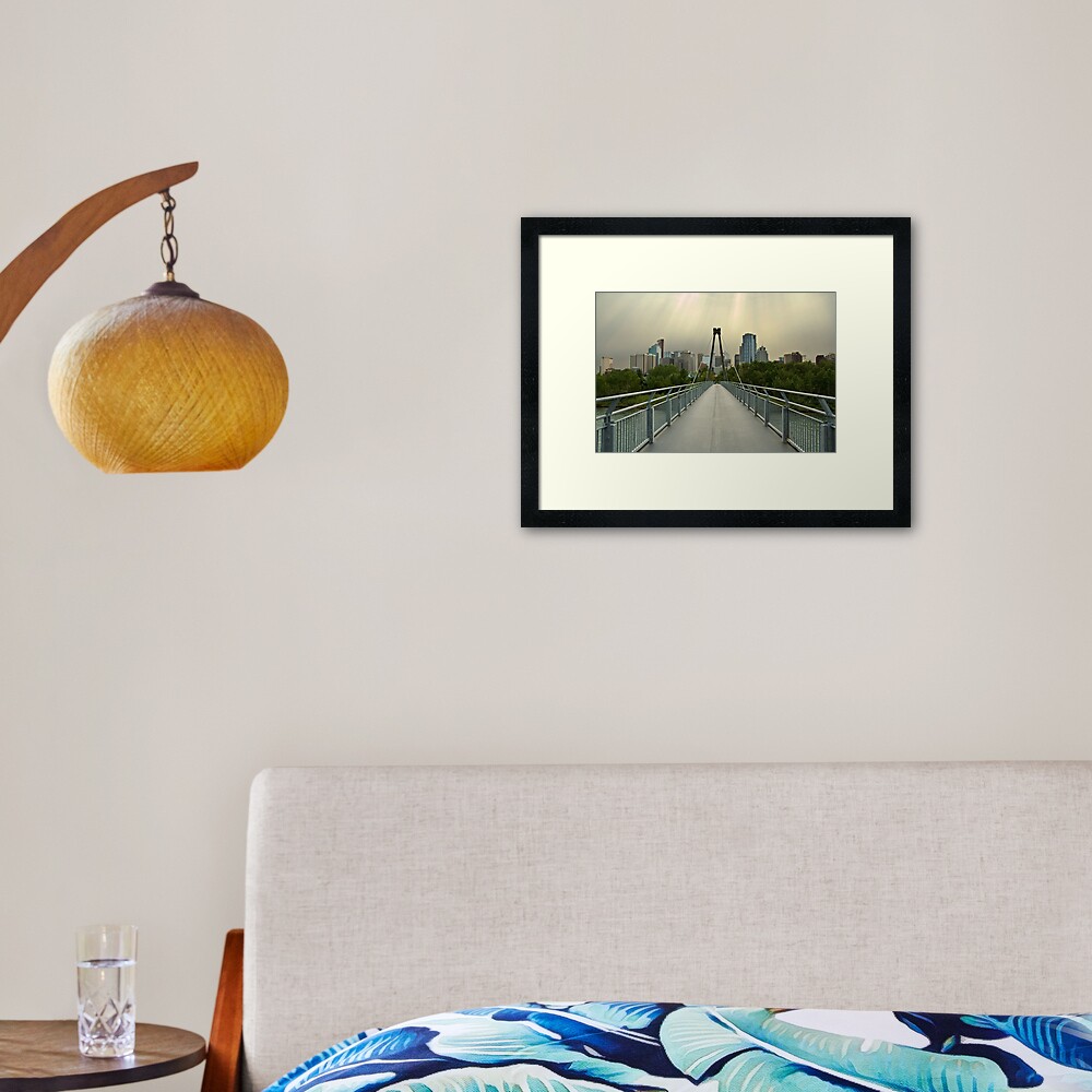Calgary Skyline Framed Art Print