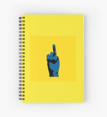 Cuaderno de espiral Ring Finger Sign no es el medio
