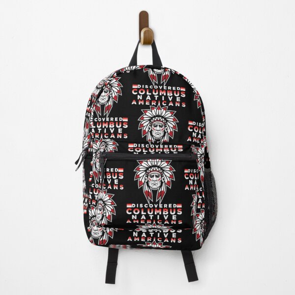 Item preview, Native Americans Discovered Columbus 1492 designed and sold by Hussain Shirts.